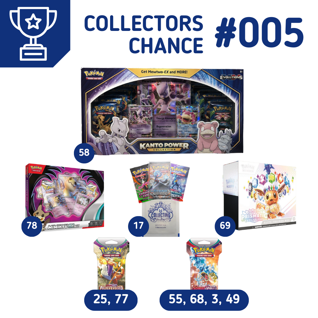 Collector's Chance #005 Pokémon Kanto Power Collection Winners