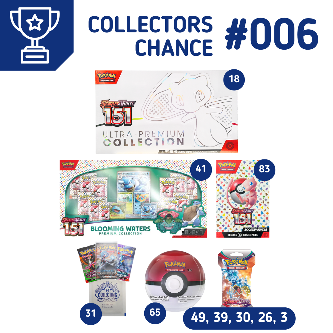 Collector's Chance #006 Pokémon 151 Ultra-Premium Collection Winners