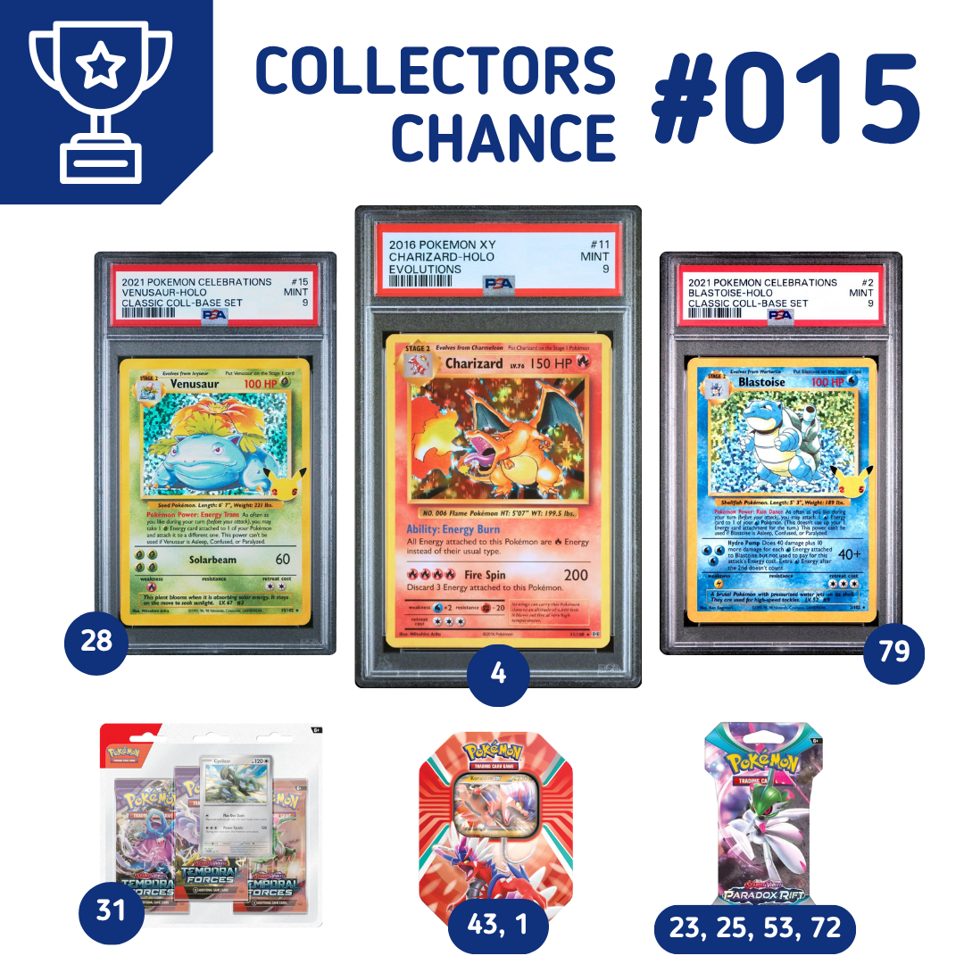 Collector's Chance #015 Pokémon Charizard XY Evolutions Winners