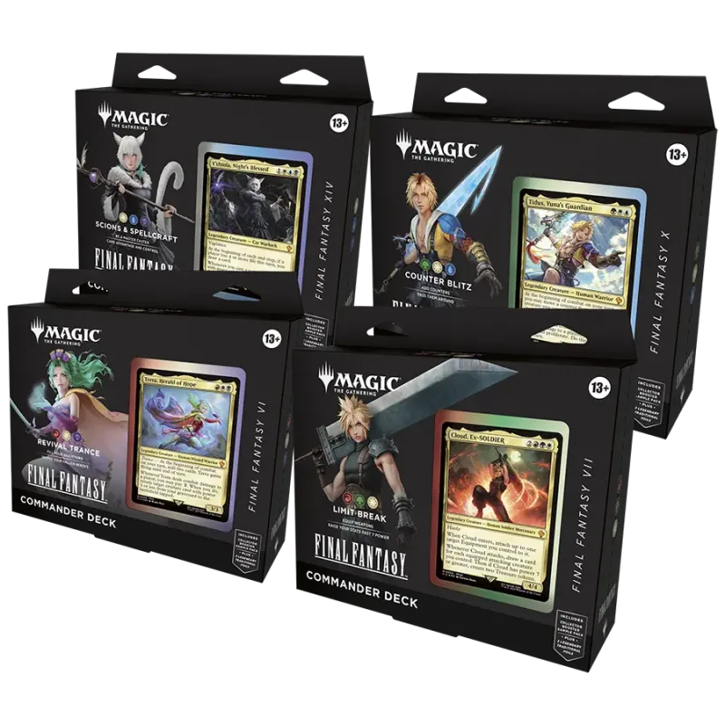 Magic: The Gathering Final Fantasy Commander Decks