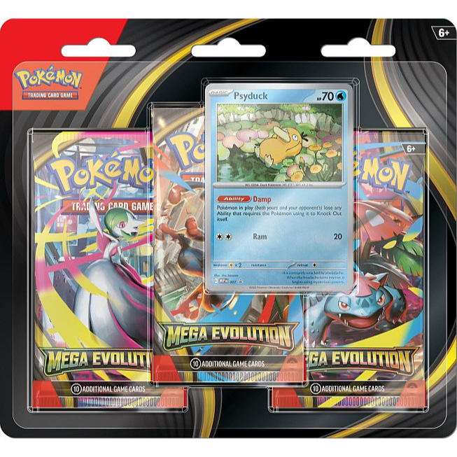 Pokémon Mega Evolution 3er Blister Psyduck