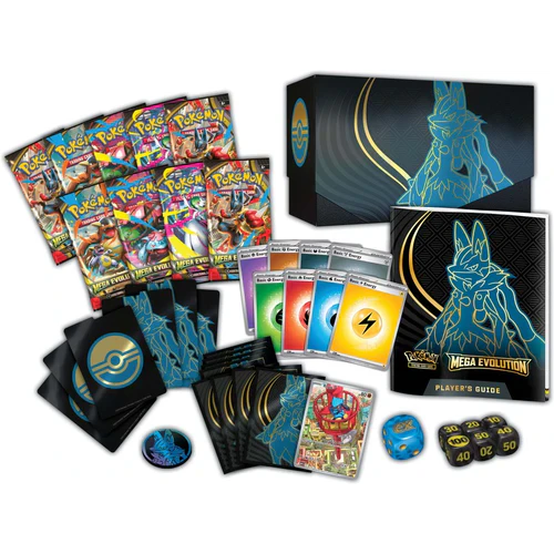 Pokémon Mega Evolution Elite Trainer Box Lucario Content