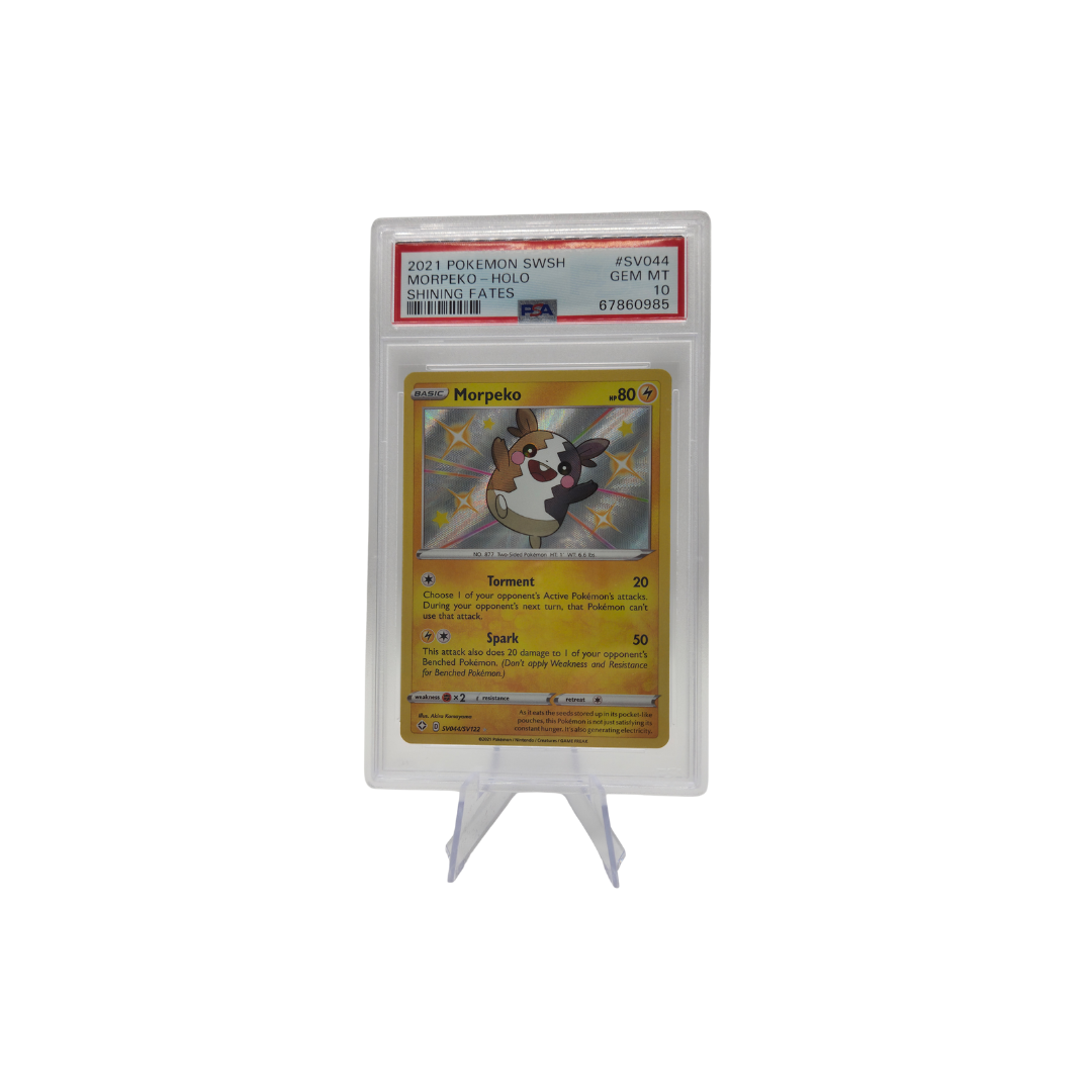 Pokémon PSA 10 Gem Mint Morpeko Holo (SV044/SV122) Front