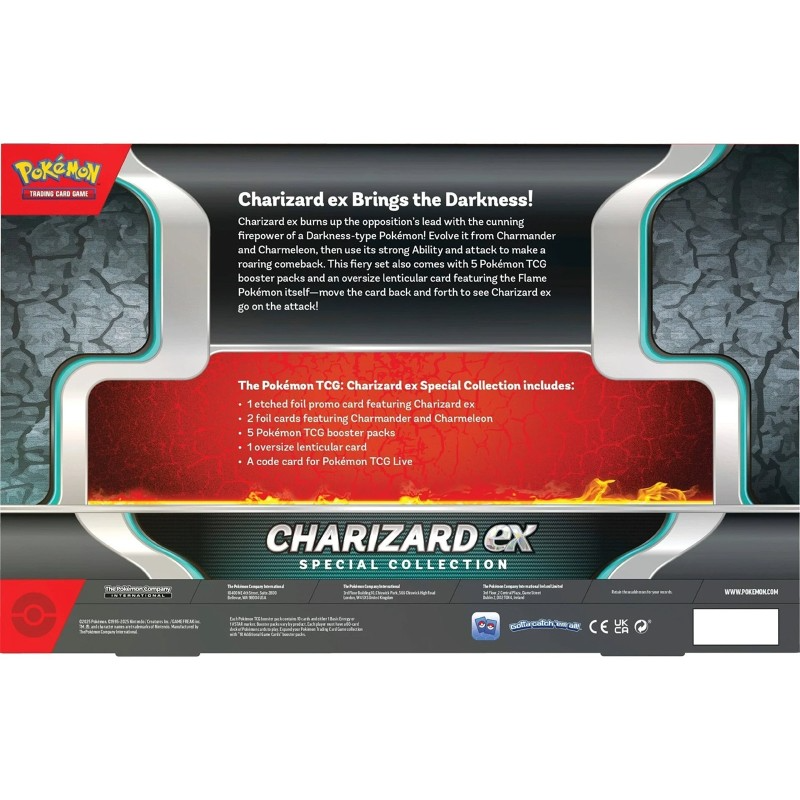 Pokémon Scarlet & Violet Charizard ex Special Collection Back