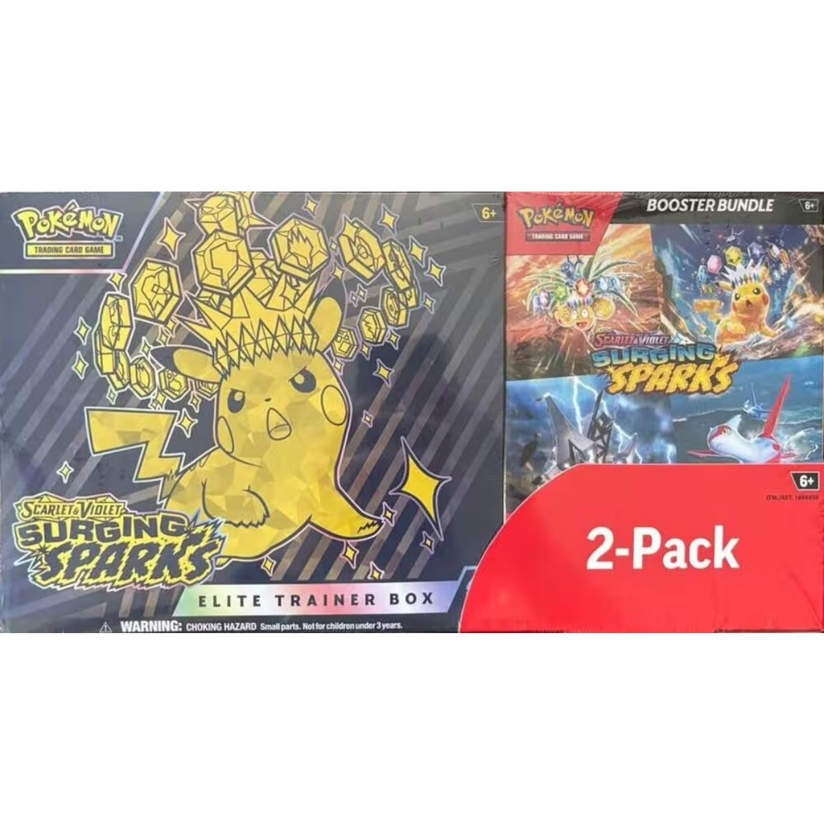 Pokémon - Costco 2-Pack - Elite Trainerbox and Booster Bundle Surging Sparks (EN)