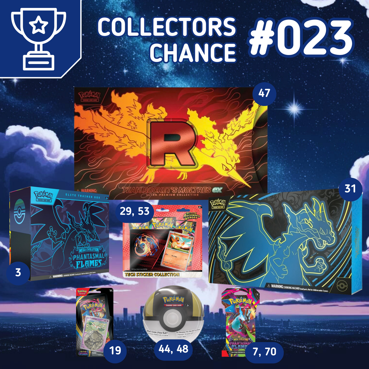 Collector's Chance - #023 - Pokémon Team Rocket's Moltres ex Ultra-Pre ...