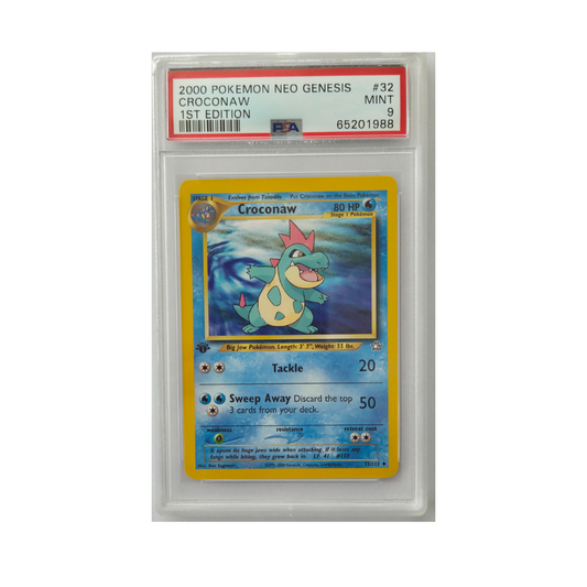 Pokémon - PSA 9 Mint - Croconaw 1st Edition Neo Genesis 32/111 (EN)