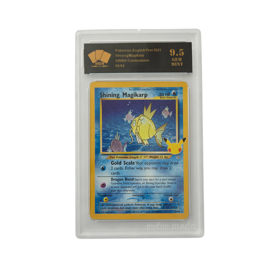 Pokémon - SGS 9.5 Gem Mint - Shining Magikarp Celebrations SWSH 66/64 (EN)