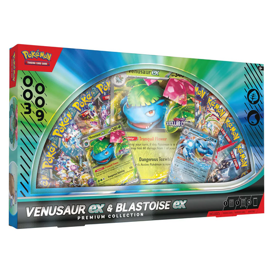 Pokémon - Scarlet & Violet - Venusaur ex & Blastoise ex Premium Collection (EN)
