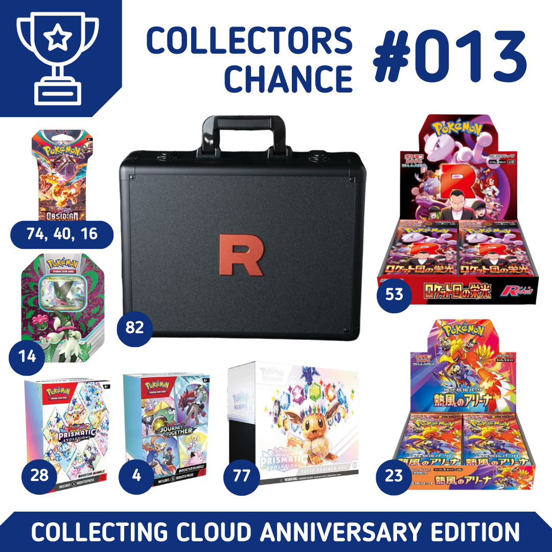 Collector's Chance #013 Pokémon Glory of Team Rocket Aktenkoffer Winning Numbers