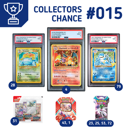 Collector's Chance #015 Pokémon Charizard XY Evolutions Winners