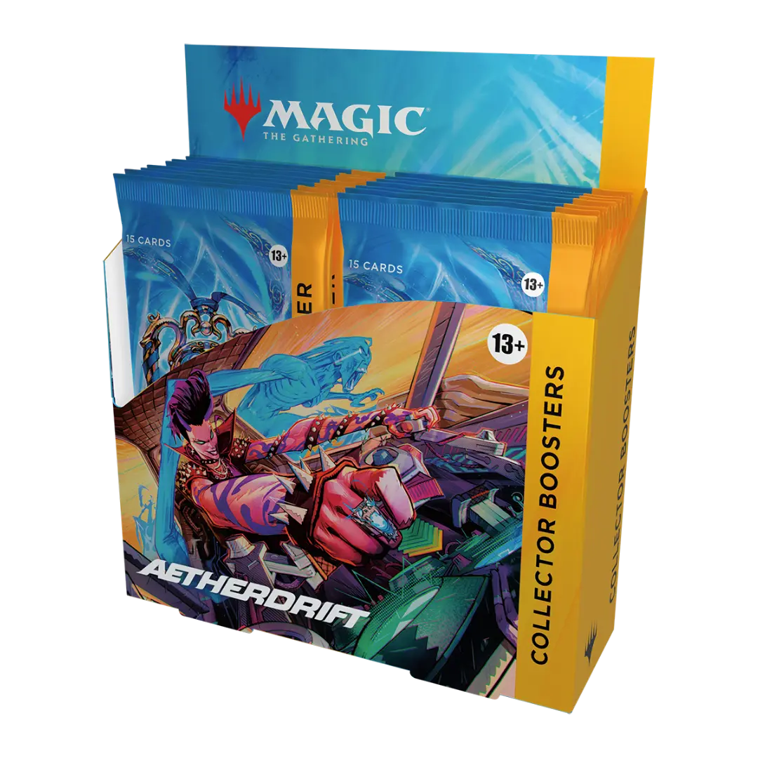 Magic: The Gathering Aetherdrift Collector Booster Display Content