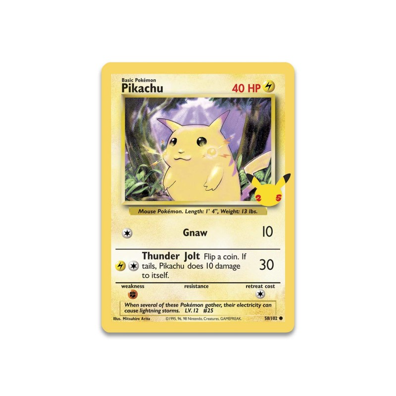 Pokémon First Partner Collector's Binder 25th Anniversary Card