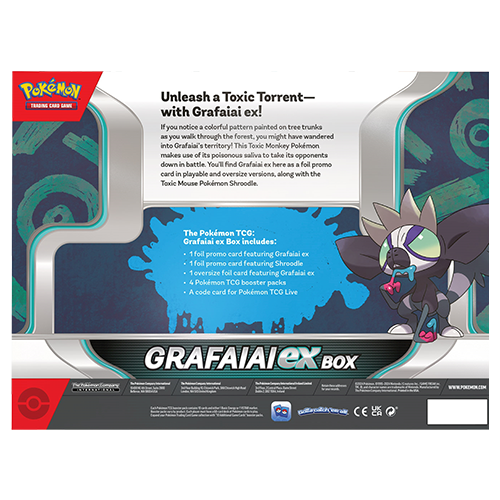 Pokémon Girafaiai ex Box Back