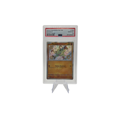 Pokémon PSA 10 Gem Mint Mankey (PAF 169/091) Front