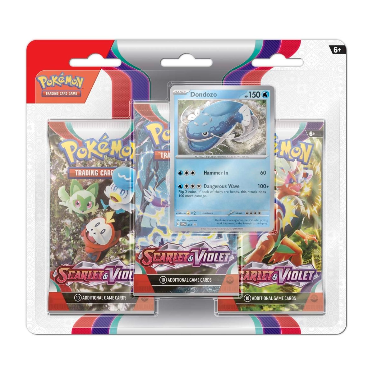 Pokémon Scarlet & Violet 3er Blister Dondozo