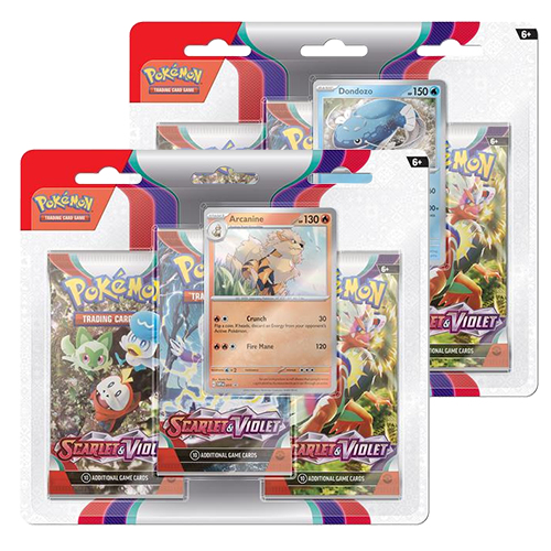 Pokémon Scarlet & Violet 3er Blister Front