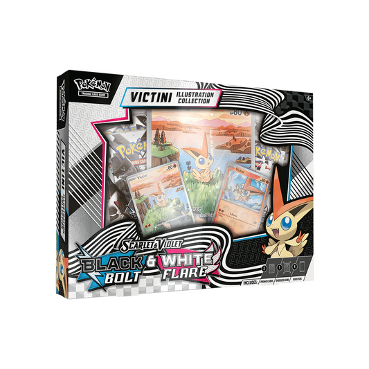 Pokémon Scarlet & Violet - Black Bolt und White Flare Victini Illustration Collection