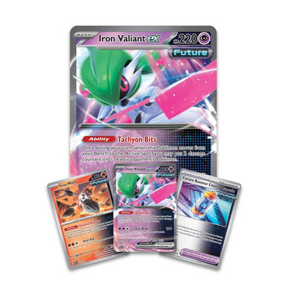 Pokémon Scarlet & Violet Iron Valiant Ex Box Promos