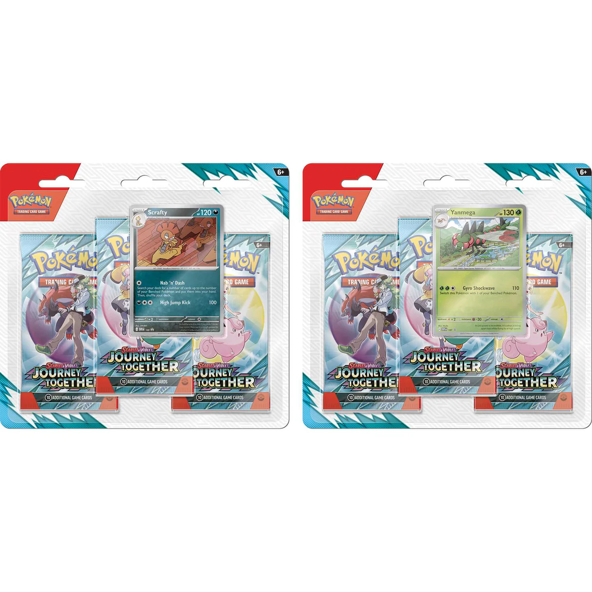 Pokémon Scarlet & Violet Journey Together 3er Blister Front