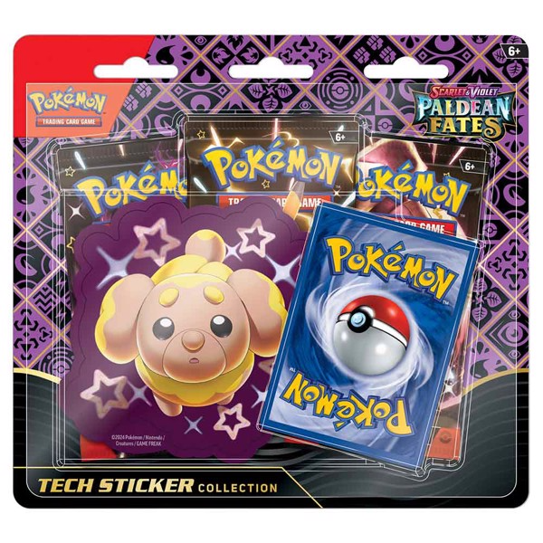 Pokémon Scarlet & Violet Paldean Fates Tech Sticker Blister