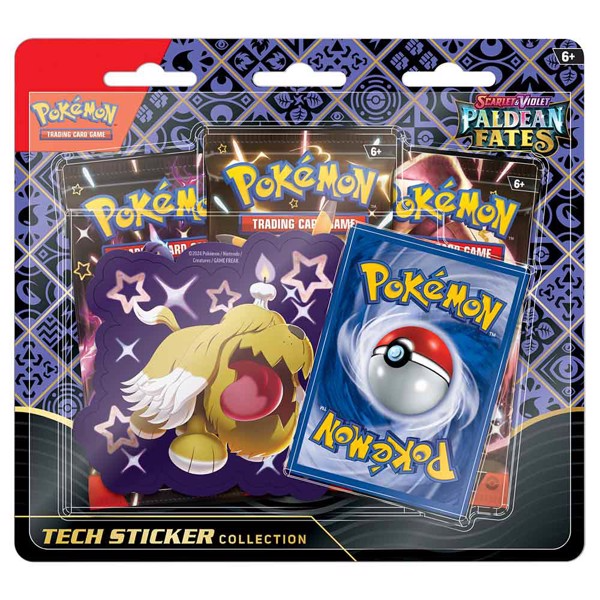 Pokémon Scarlet & Violet Paldean Fates Tech Sticker Blister