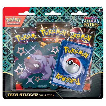 Pokémon Scarlet & Violet Paldean Fates Tech Sticker Blister