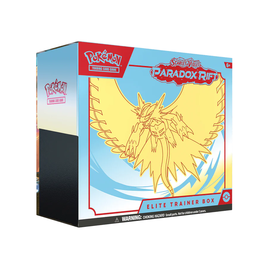 Pokémon Scarlet & Violet Paradox Rift Elite Trainer Box Roaring Moon