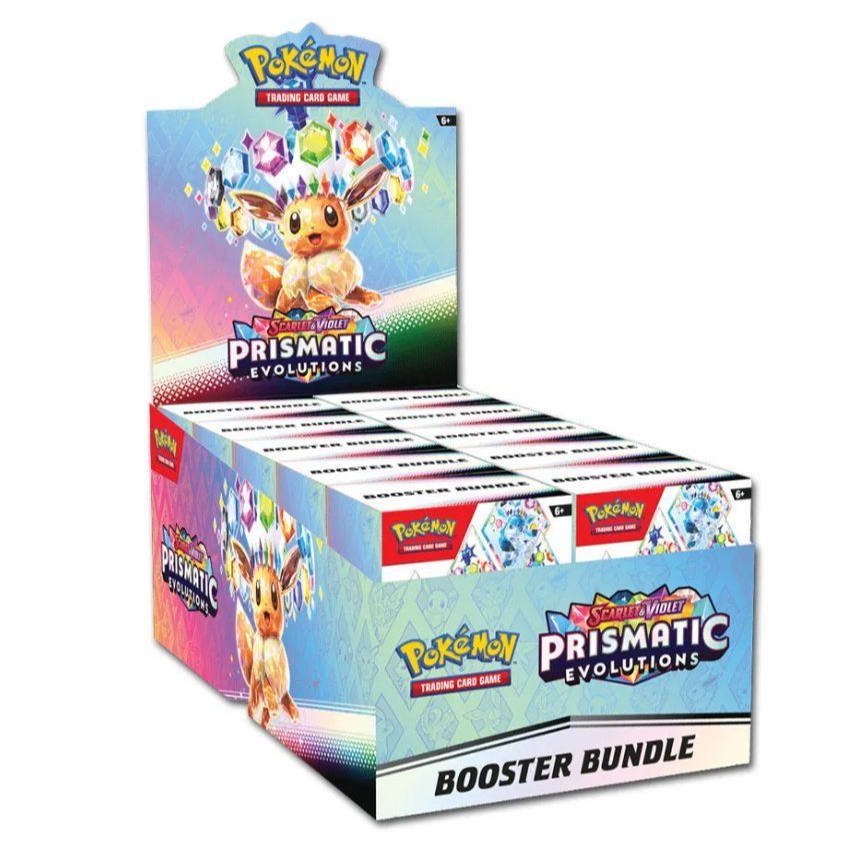 Pokémon Scarlet & Violet Prismatic Evolutions Booster Bundle Case