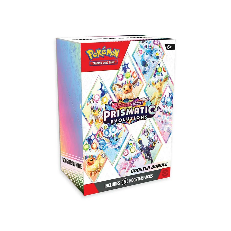 Pokémon - Scarlet & Violet - Prismatic Evolutions Booster Bundle Front