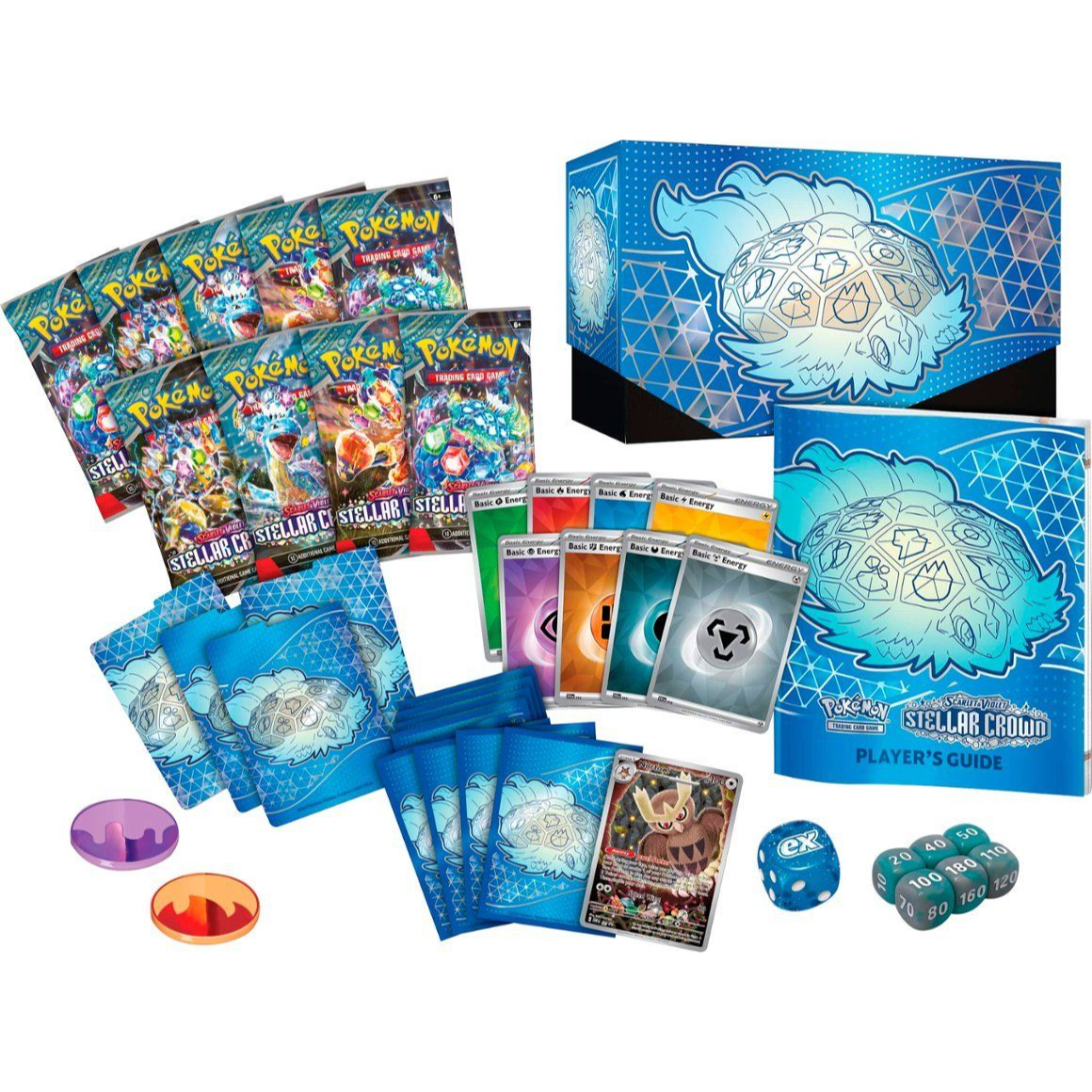 Pokémon Scarlet & Violet Stellar Crown Elite Trainer Box Content