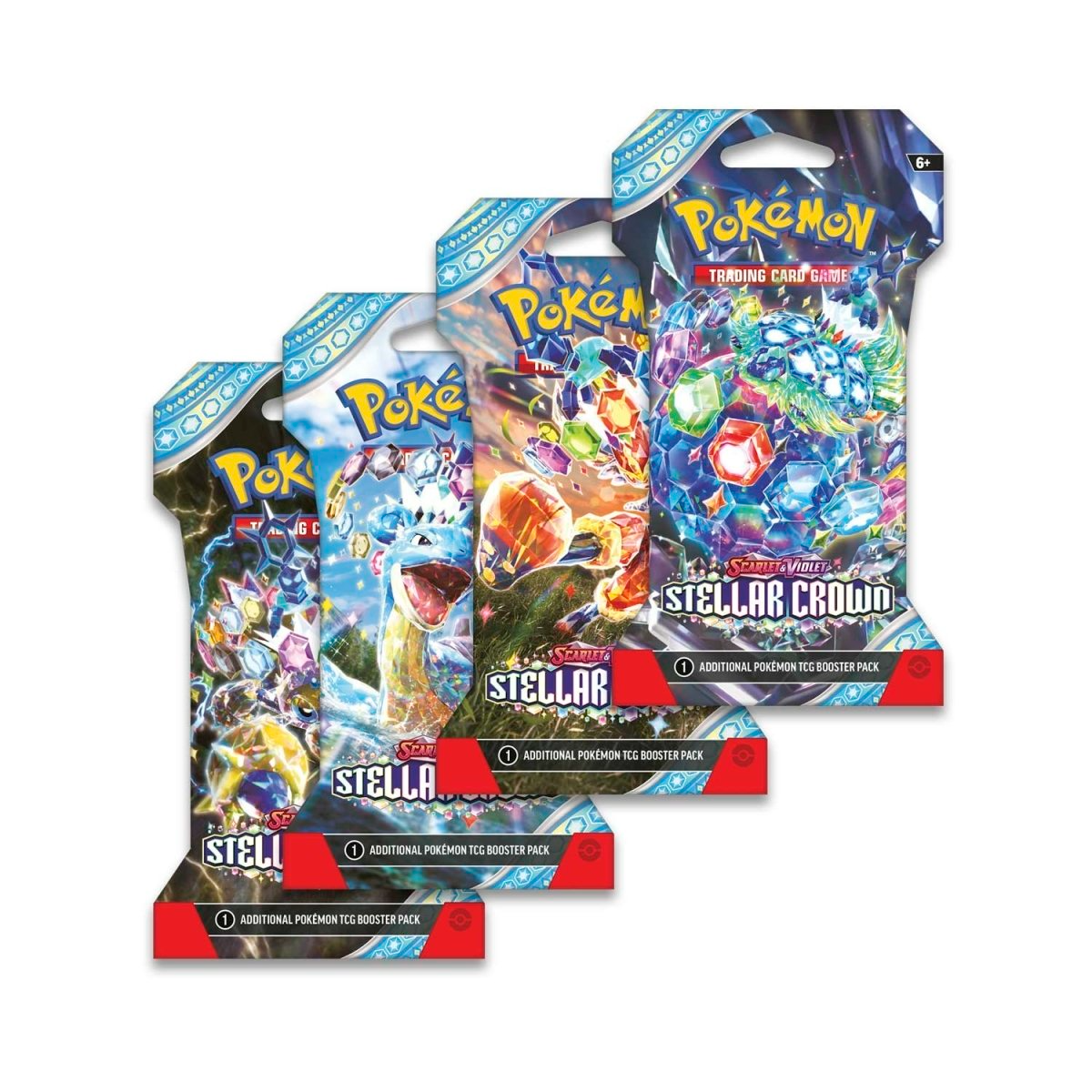 Pokémon Scarlet & Violet Stellar Crown Sleeved Booster Pack