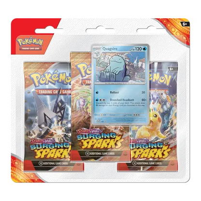 Pokémon Scarlet & Violet Surging Sparks 3er Blister Quagsire