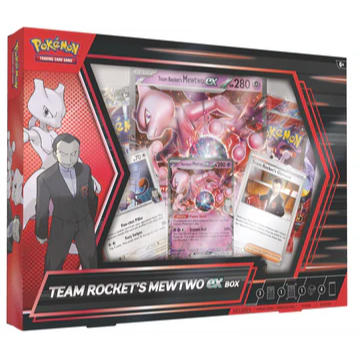Pokémon Scarlet & Violet Team Rocket's Mewtwo Ex Box Front