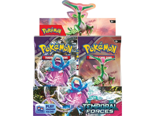 Pokémon Scarlet & Violet Temporal Forces Booster Display Front