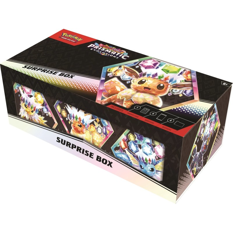 Pokémon Scarlet & Violet Pokémon Prismatic Evolutions Surprise Box Front Right