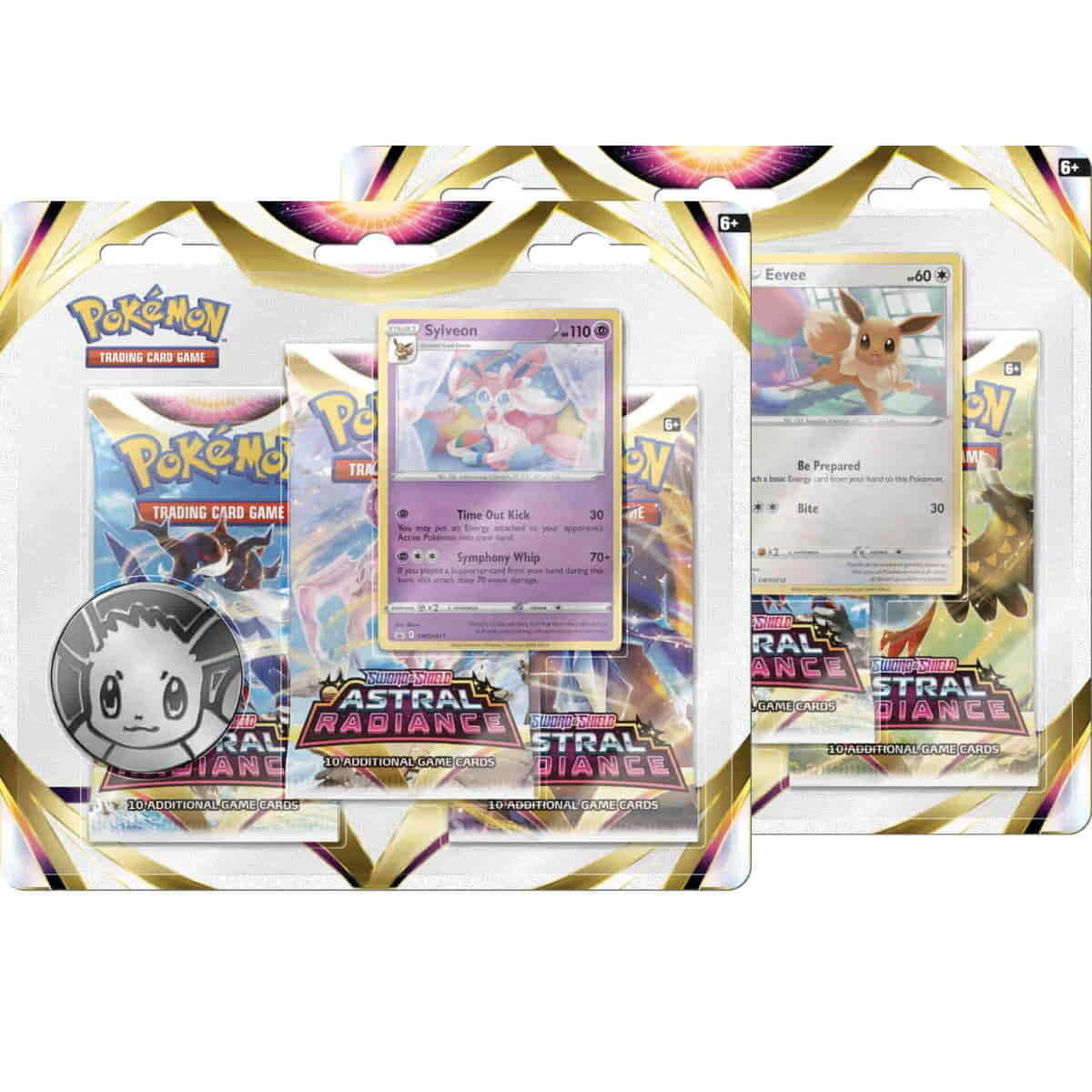 Pokémon Sword & Shield Astral Radiance 3er Blister