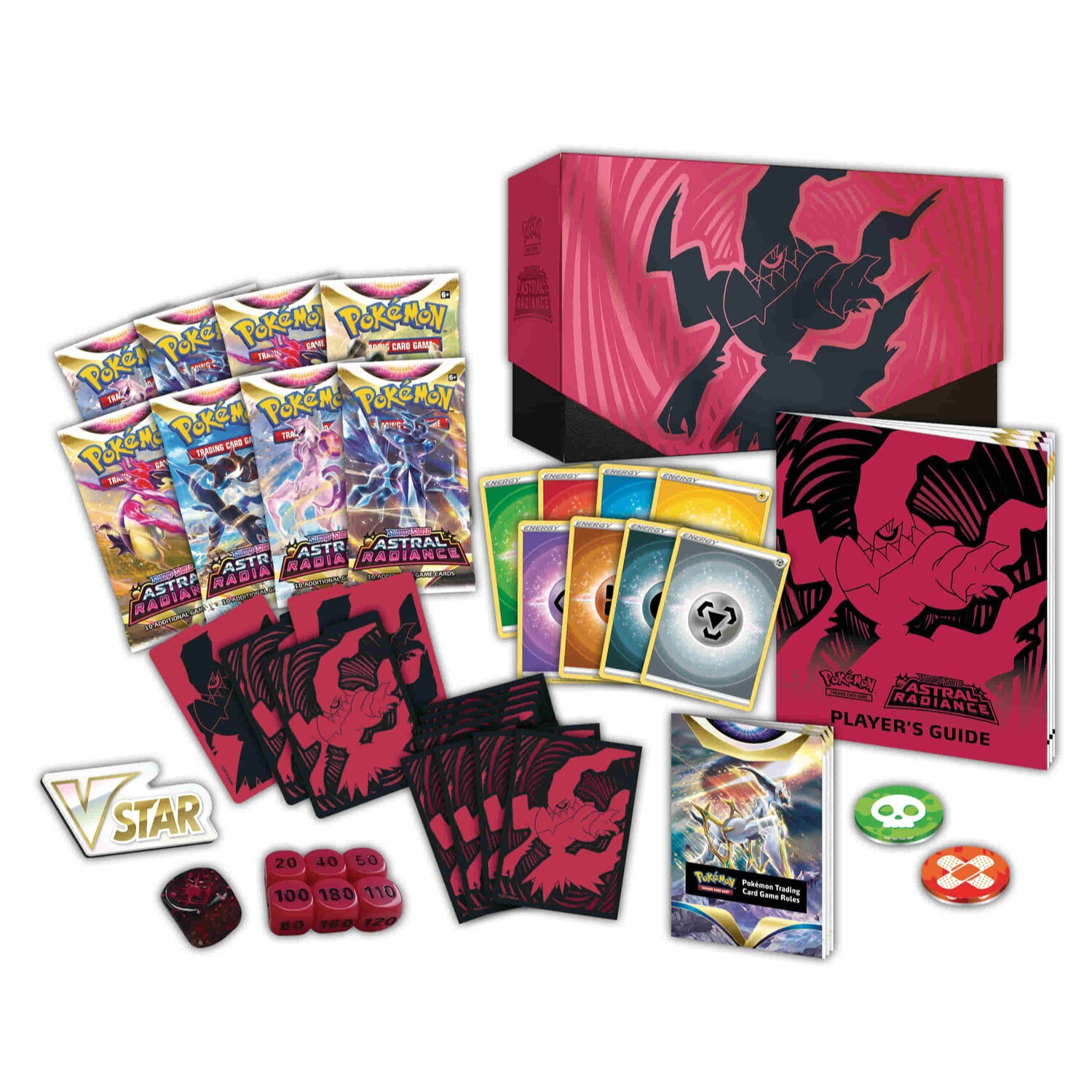 Pokémon Sword & Shield Astral Radiance Elite Trainer Box Content