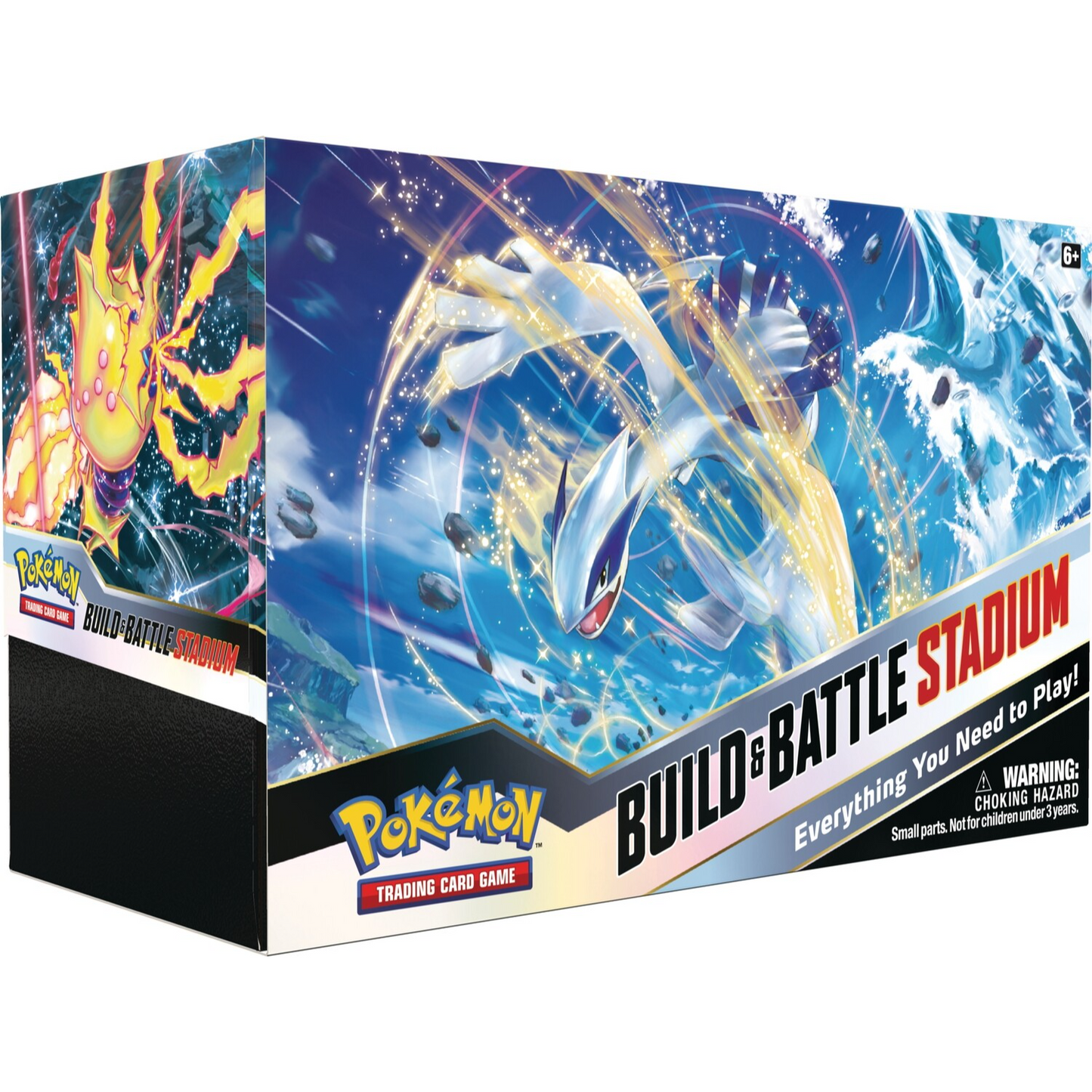 Pokémon Sword & Shield Silver Tempest Build and Battle Stadium Box Front