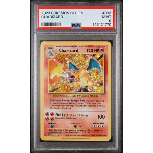 Pokémon - PSA 9 MINT - Charizard - Classic Collection (CLC 003/034) (EN)