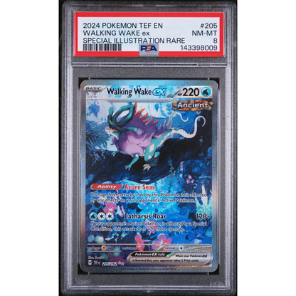 Pokémon - PSA 8 NM-MT - Walking Wake ex (TEF 205/162) (EN)