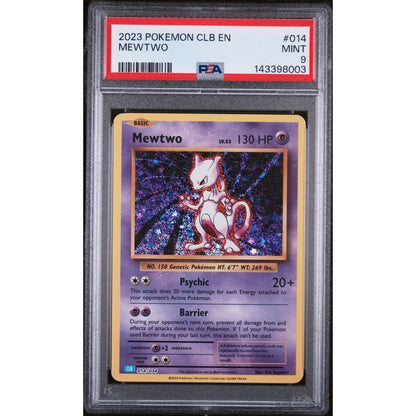 Pokémon - PSA 9 MINT - Mewtwo (CLB 014/034) (EN)