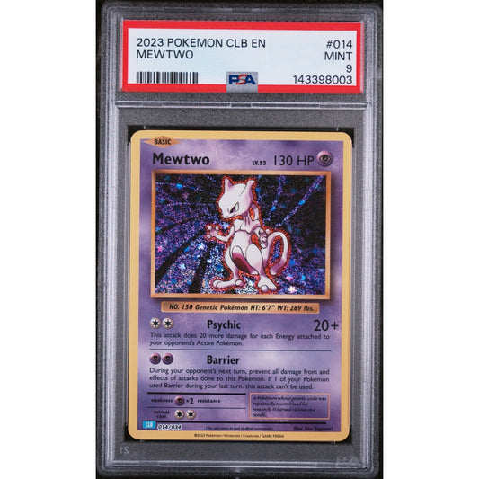 Pokémon - PSA 9 MINT - Mewtwo (CLB 014/034) (EN)