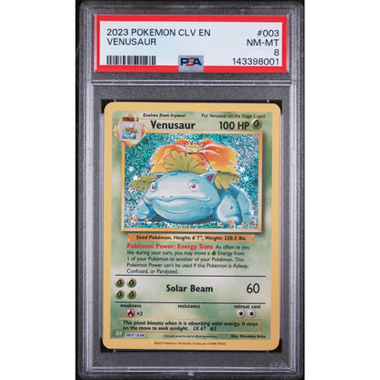 Pokémon - PSA 8 NM-MT - Venusaur (CLV 003/034) (EN)