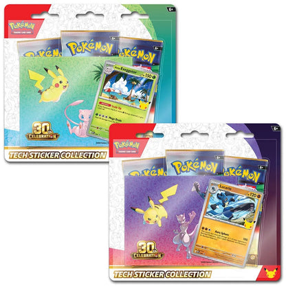 Pokémon - Mega Evolution - 30th Celebration Tech Sticker Collection (EN)