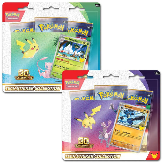 Pokémon - Mega Evolution - 30th Celebration Tech Sticker Collection (EN)