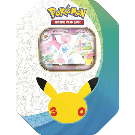 Pokémon - Mega Evolution - 30th Celebration Sylveon ex Tin (EN)