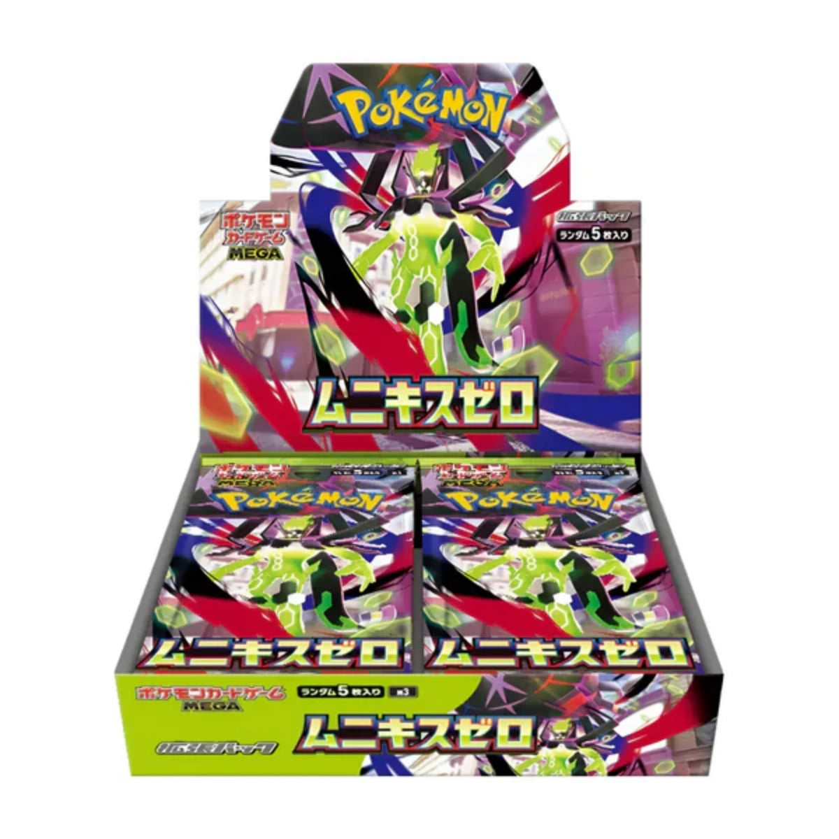 Pokémon - Mega Evolution - Munikis Zero Booster Display (JPN)